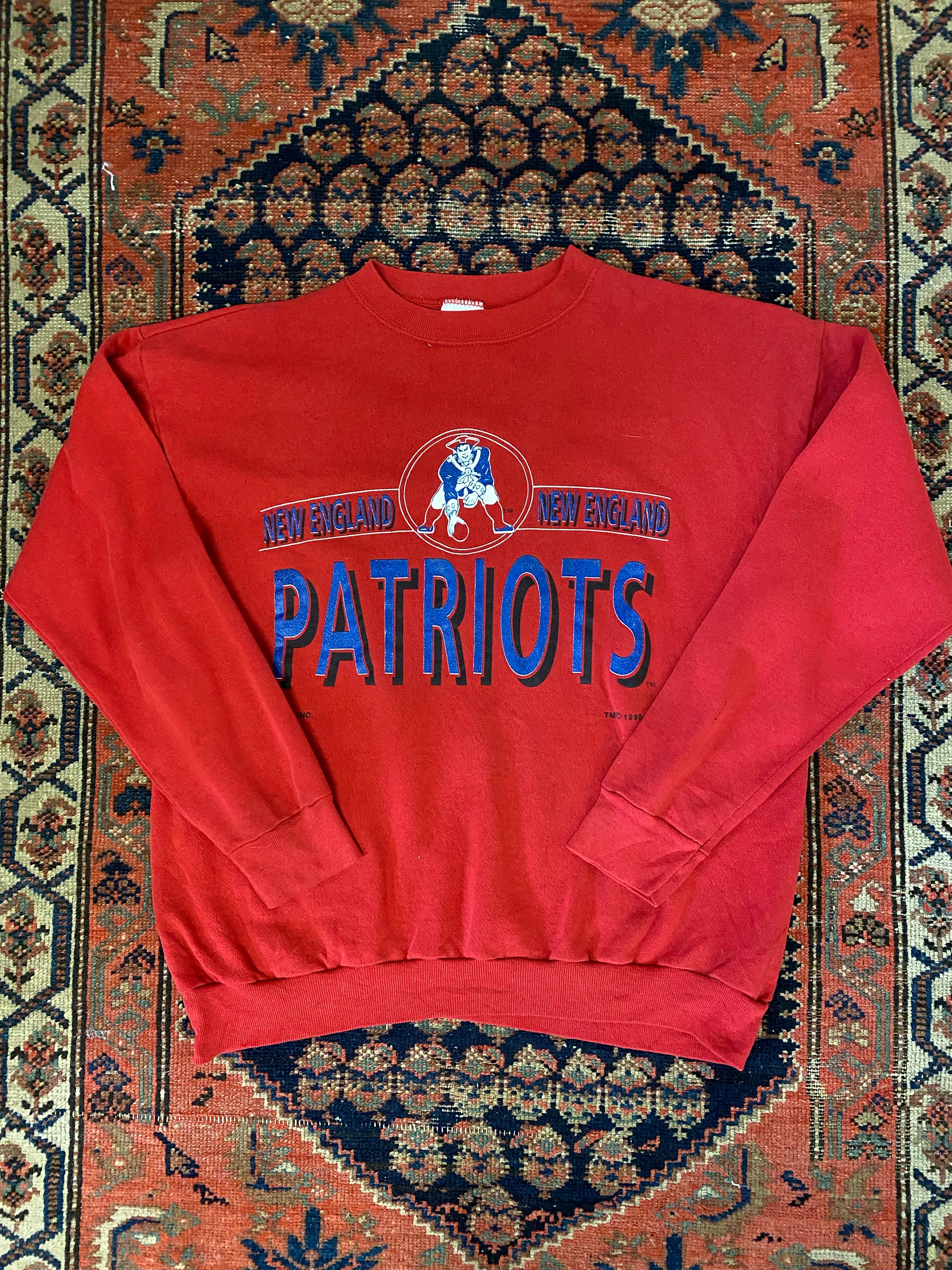 1990 Patriots Crewneck - M