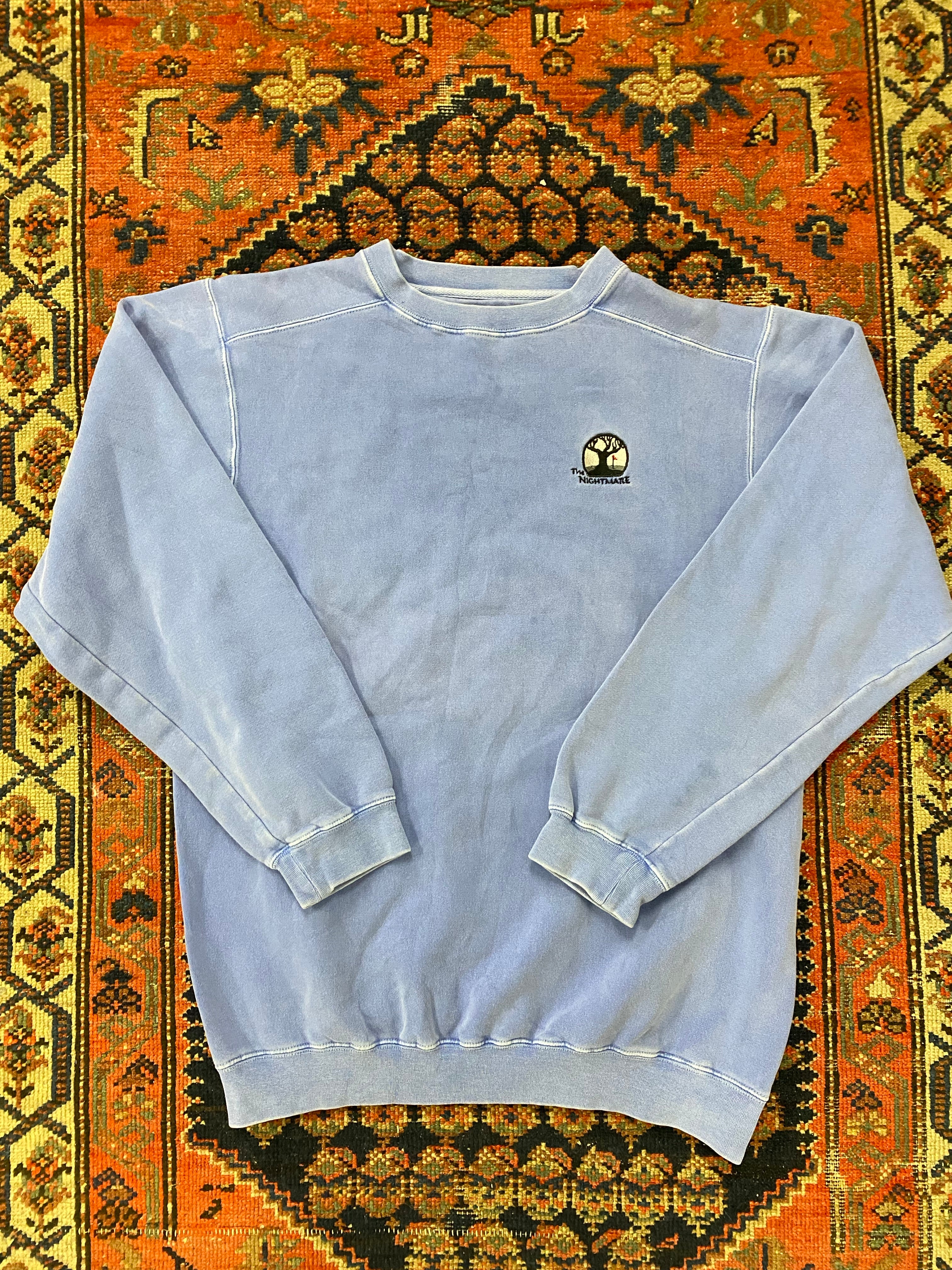 Vintage The Nightmare Stone Wash Crewneck - L