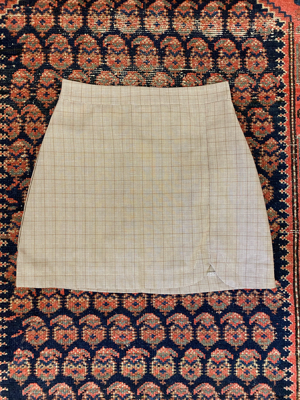 90s Plaid Skirt - 24in