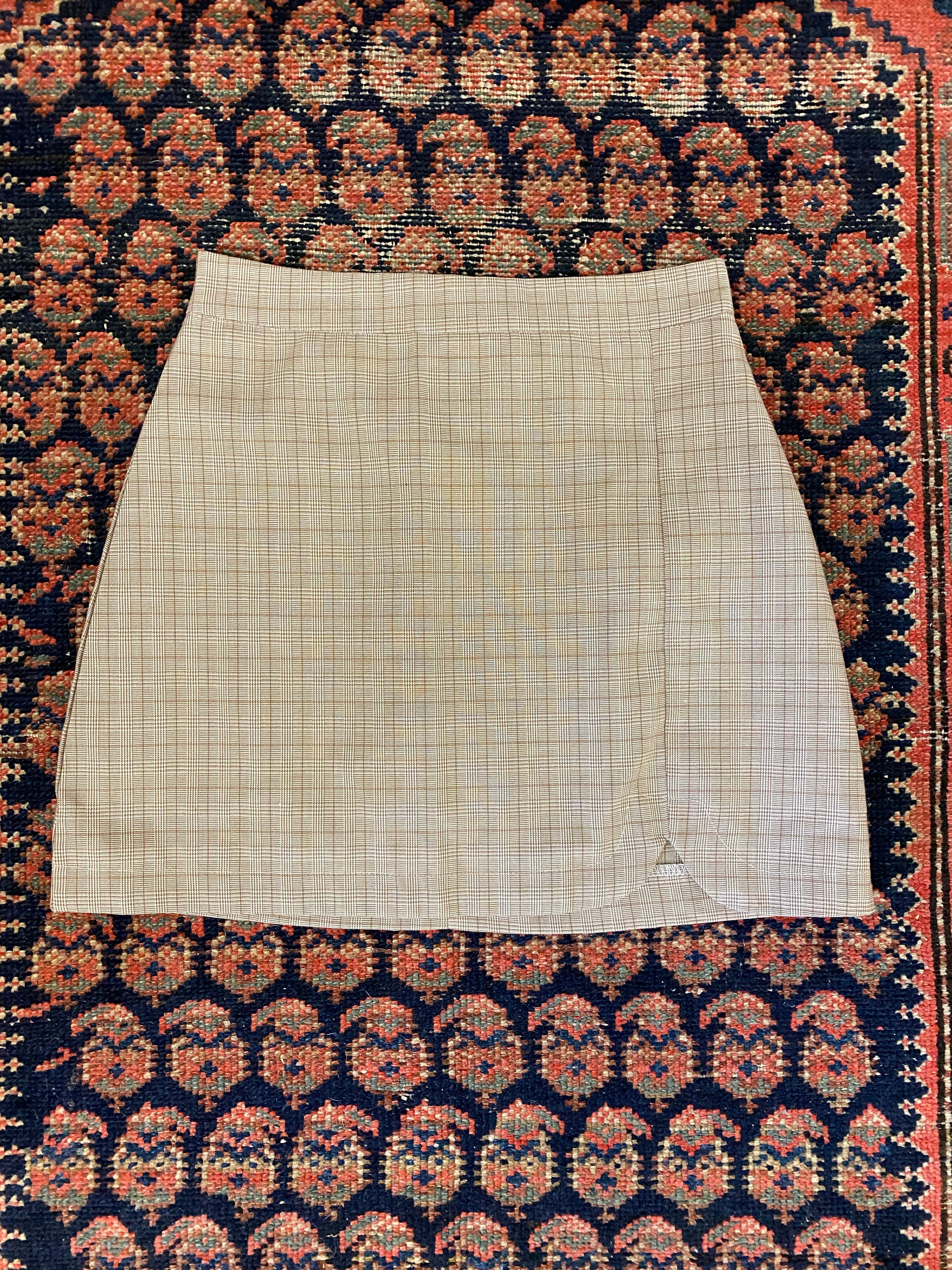 90s Plaid Skirt - 24in