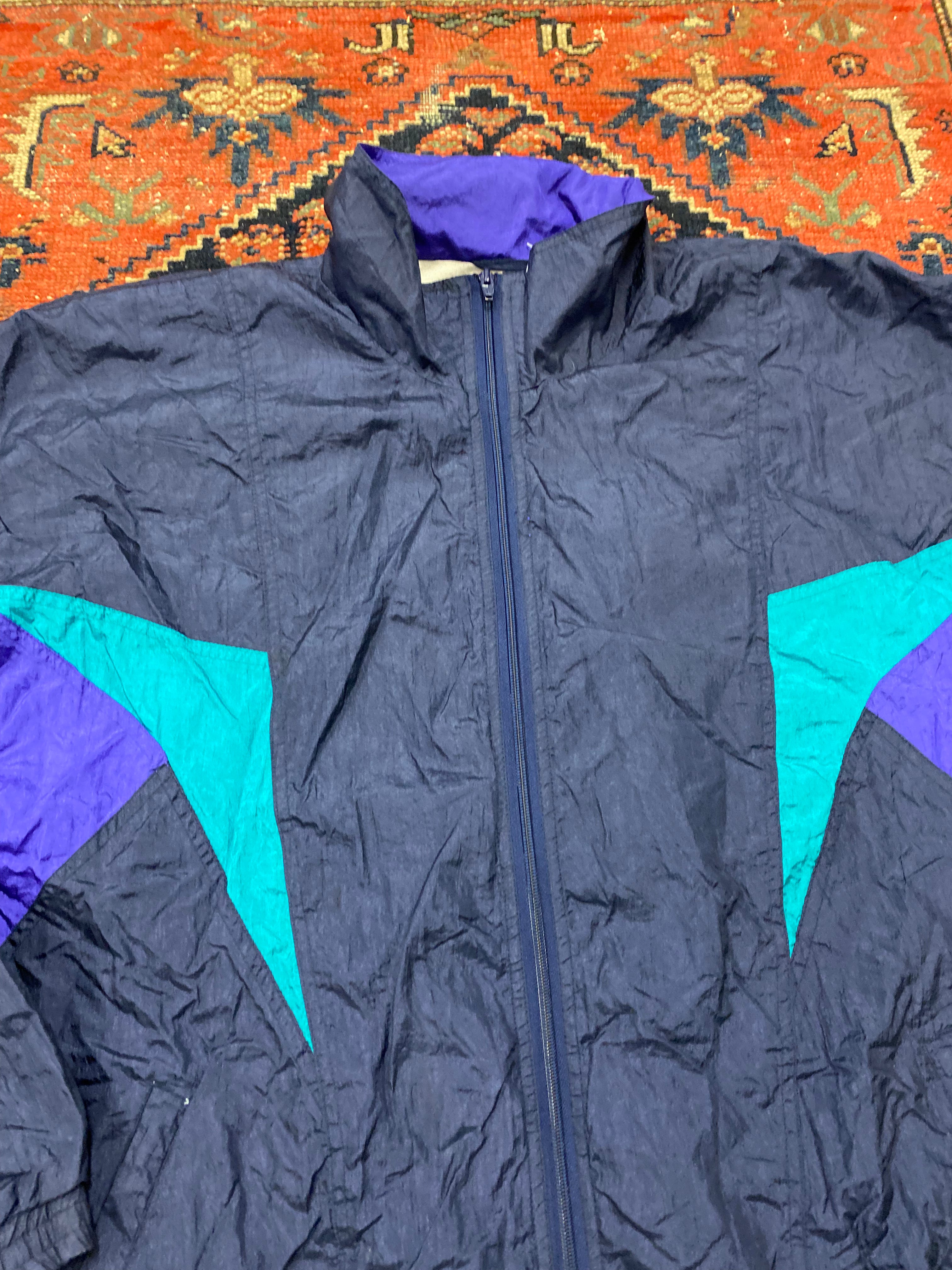 Vintage Windbreaker Jacket - L