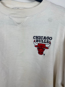 90s Logo 7 Chicago Bulls embroidered crewneck