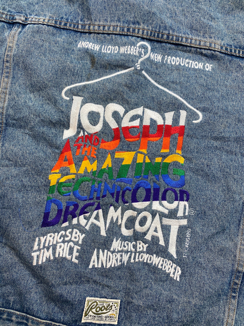 Embroidered Joseph denim jacket