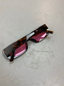 Pink tinted funky sunglasses