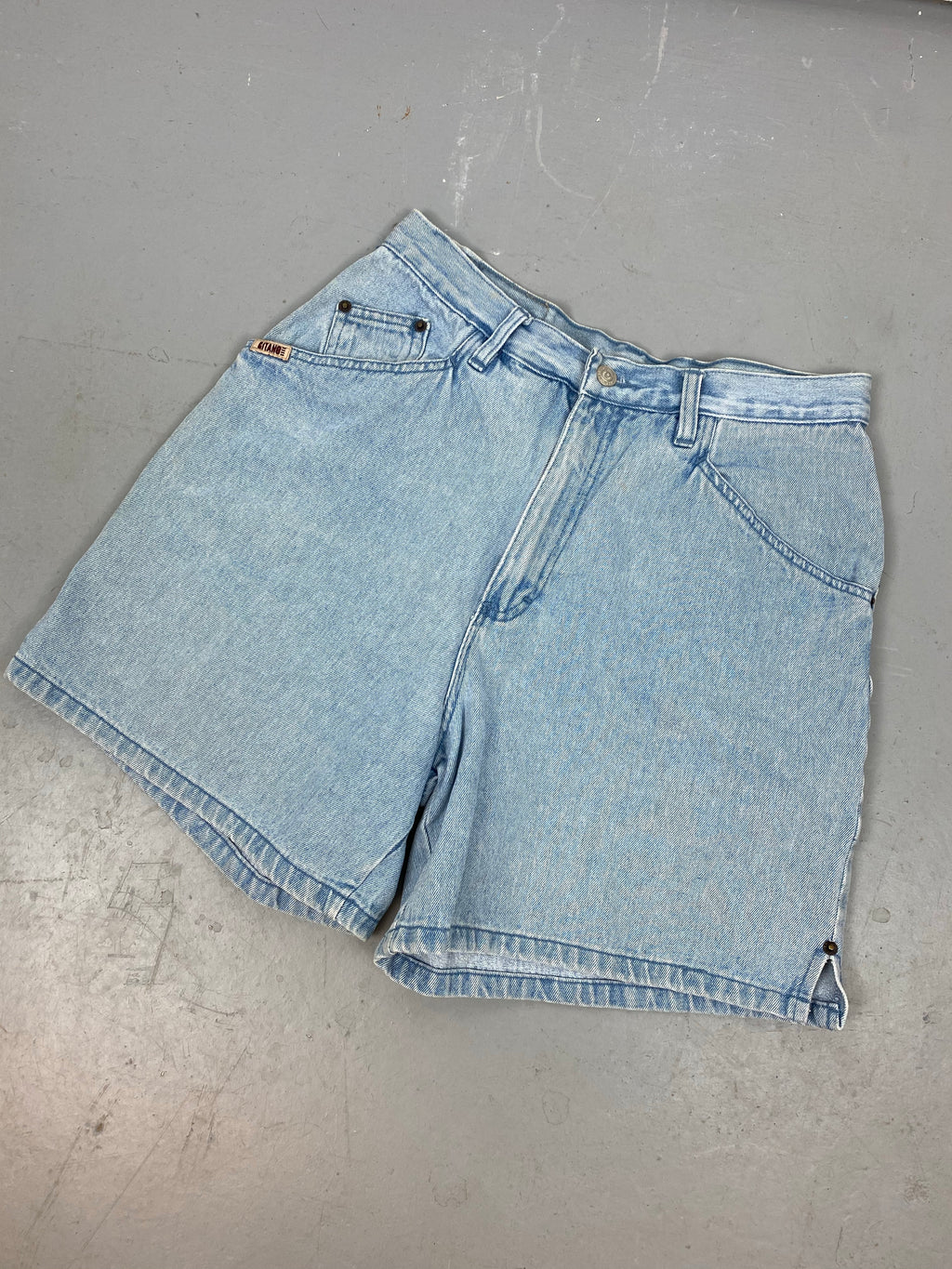 90s high waisted Gitano denim shorts - 31 in