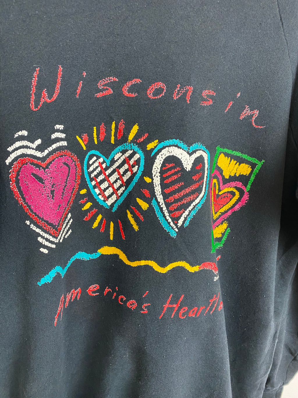 1991 Wisconsin crewneck
