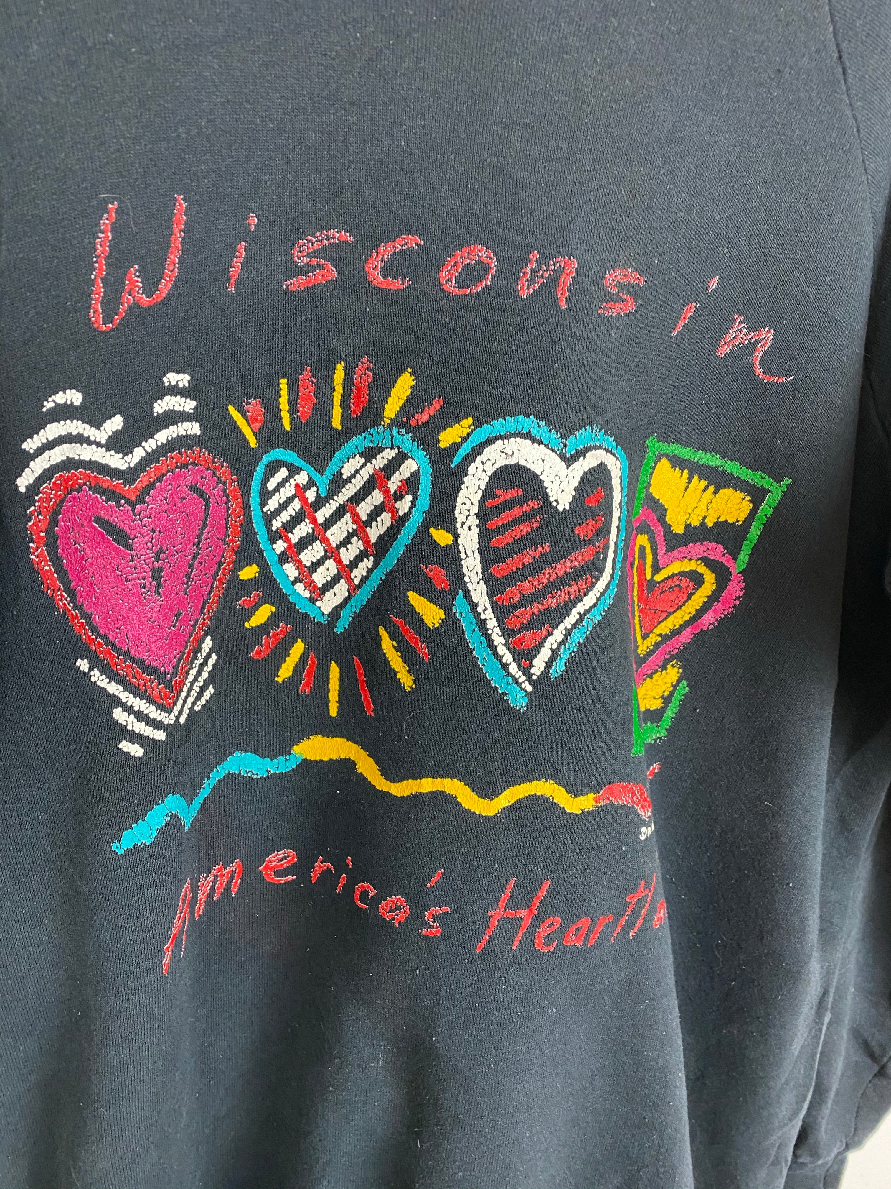 1991 Wisconsin crewneck