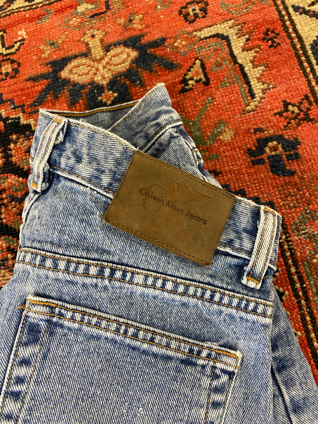 Vintage High Waisted Calvin Klein Denim Jeans - 29in