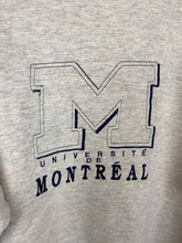 Load image into Gallery viewer, 90s embroidered University of Montreal crewneck