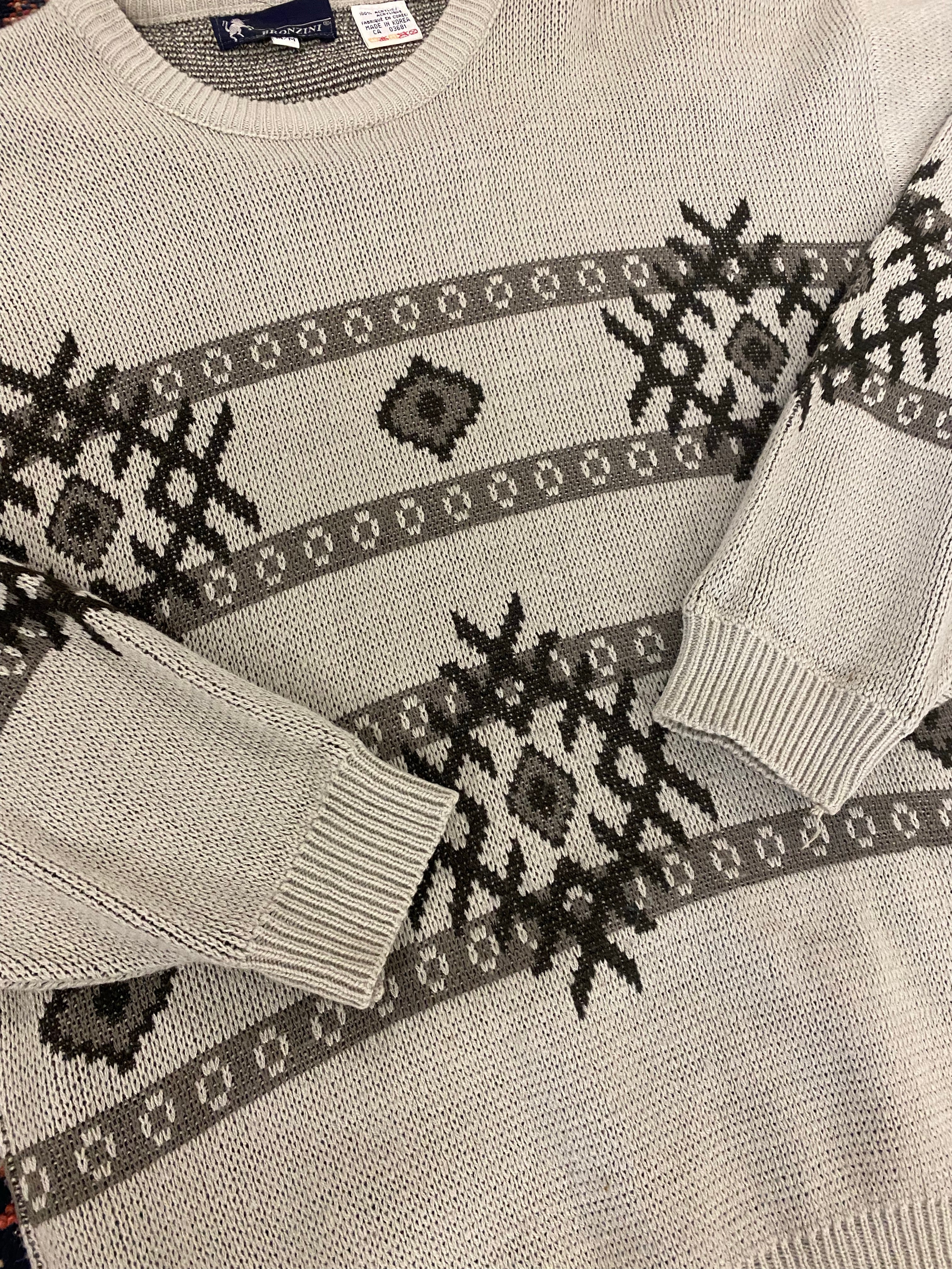 90s Knit Crewneck - L