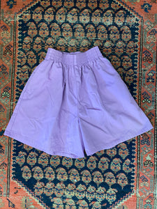 Vintage Purple Cotton Shorts - 22in