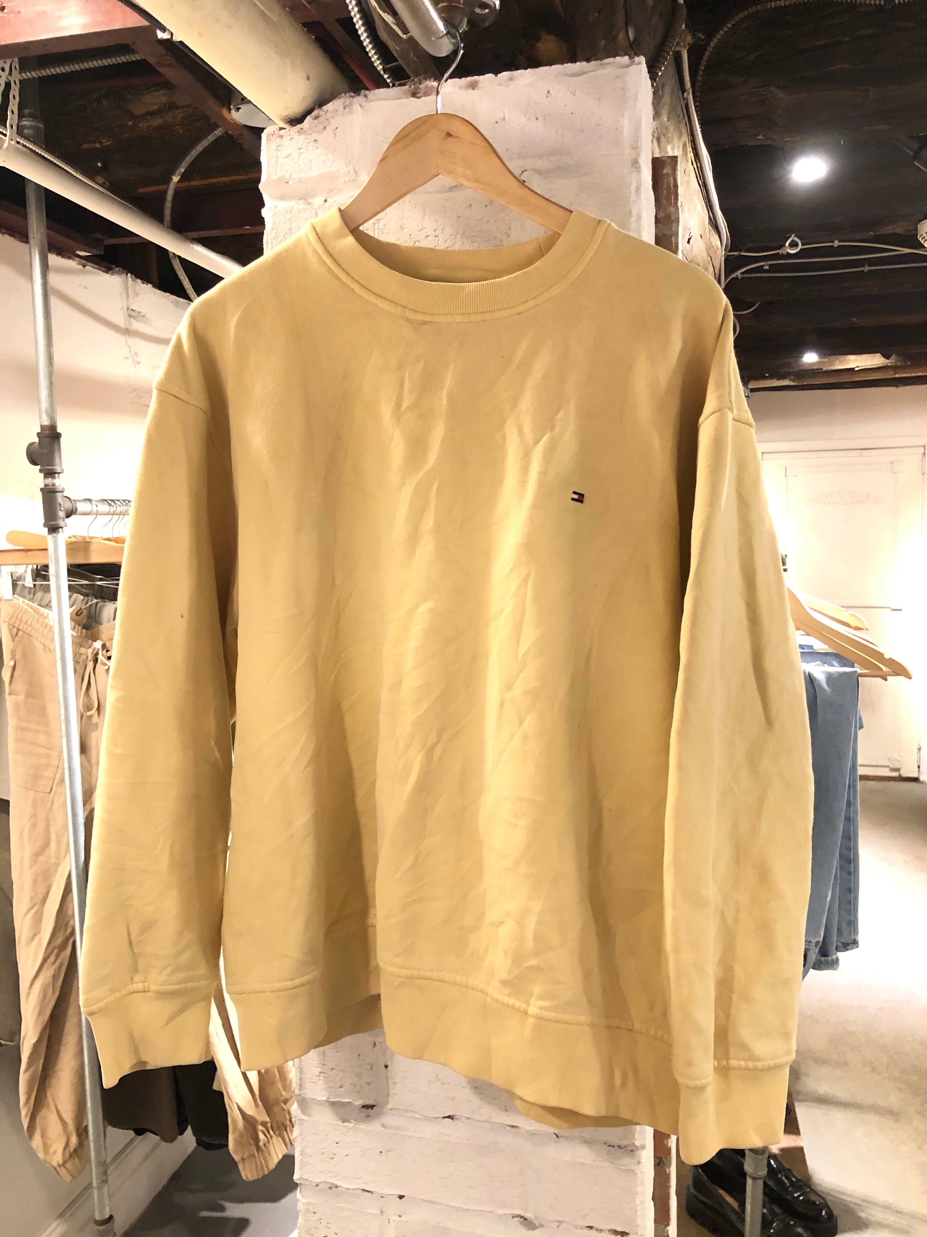 Yellow Tommy Crewneck