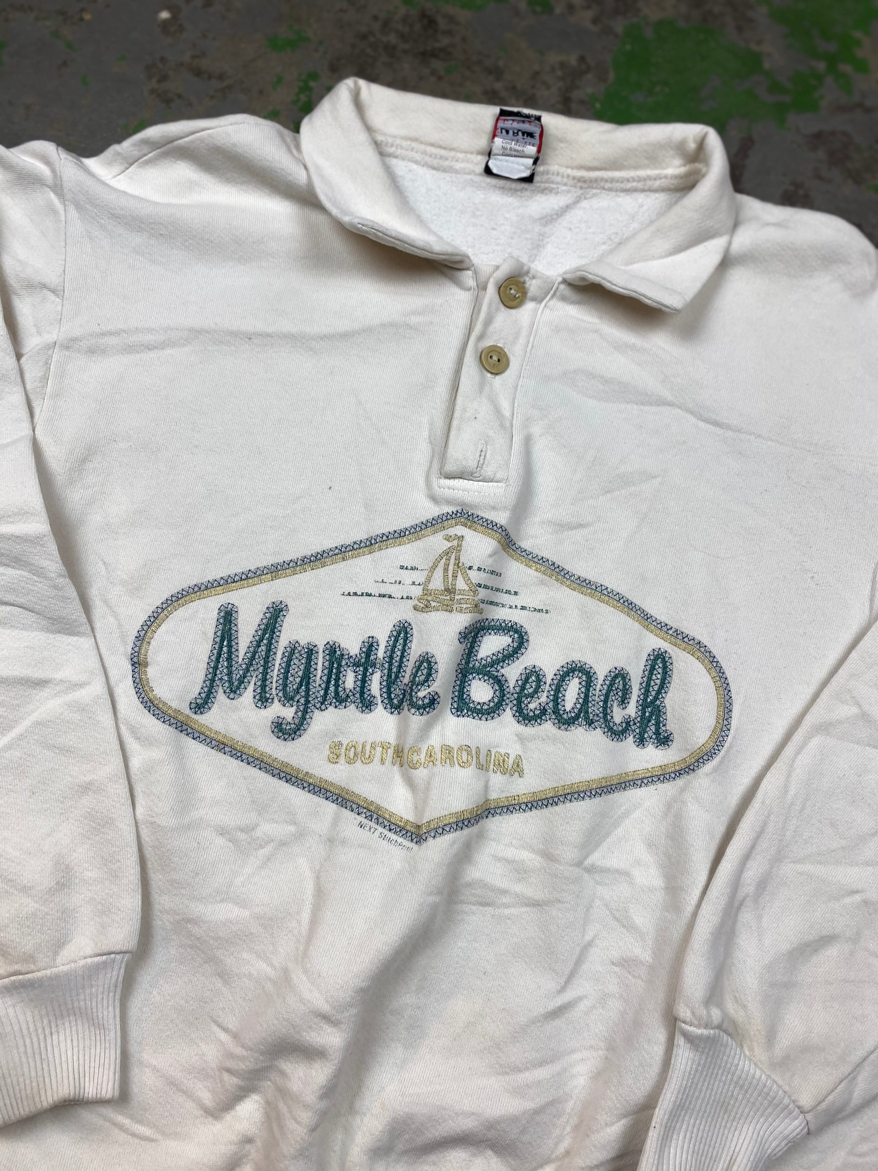 Collared myrtle beach crewneck
