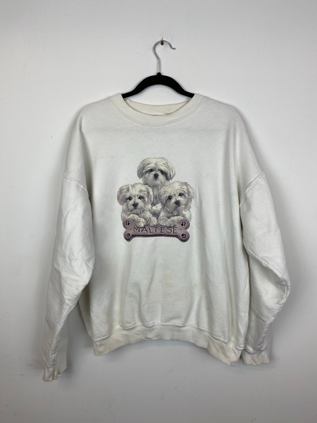 90s Maltese Hanes crewneck