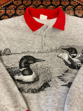 Load image into Gallery viewer, 90s Front And Back Collared Loon Crewneck - L