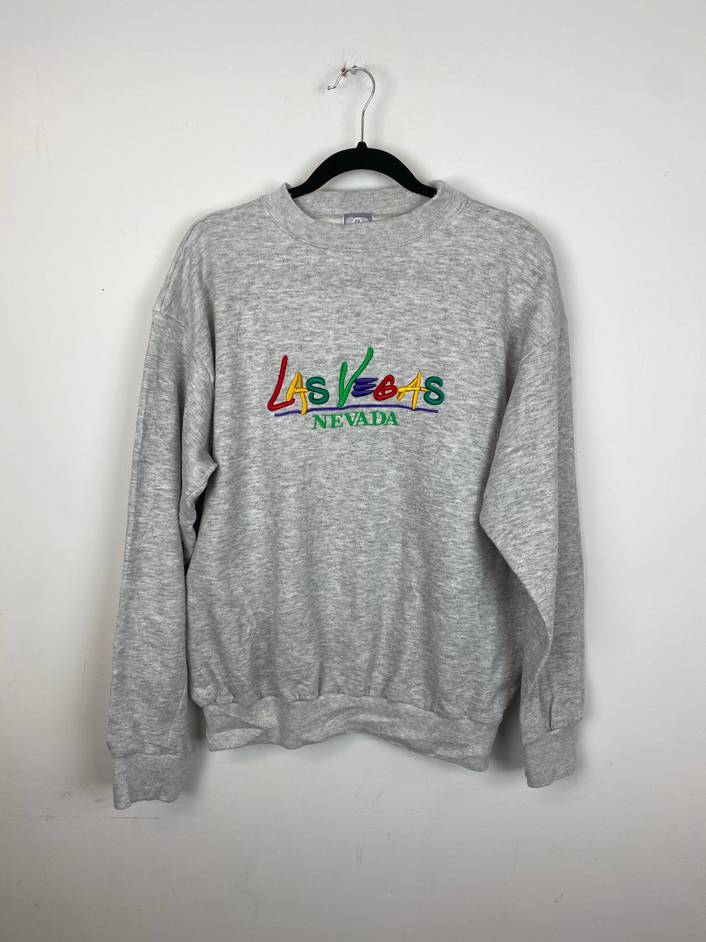 Vintage embroidered Las Vega crewneck - S