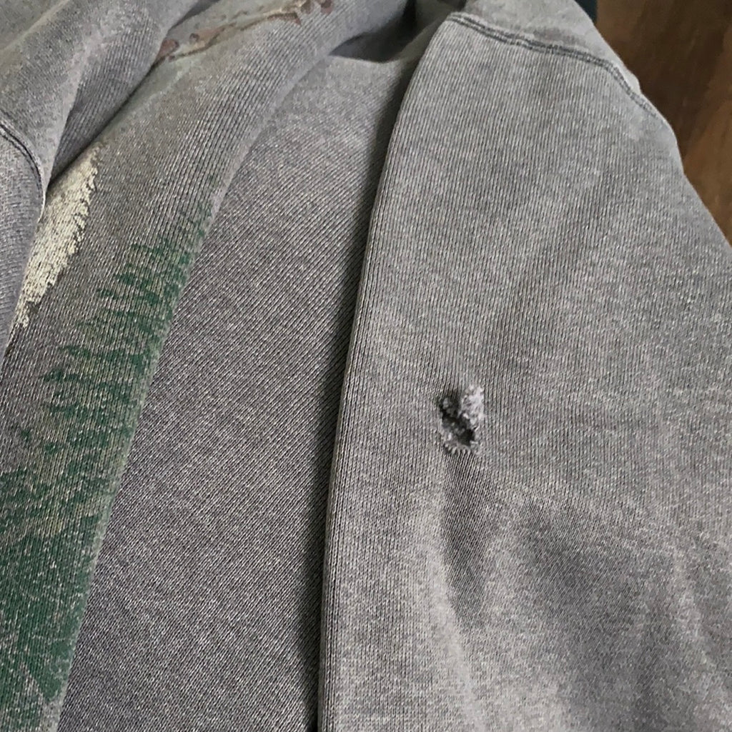 Vintage Stone Wash Lone Wolf Crewneck - M