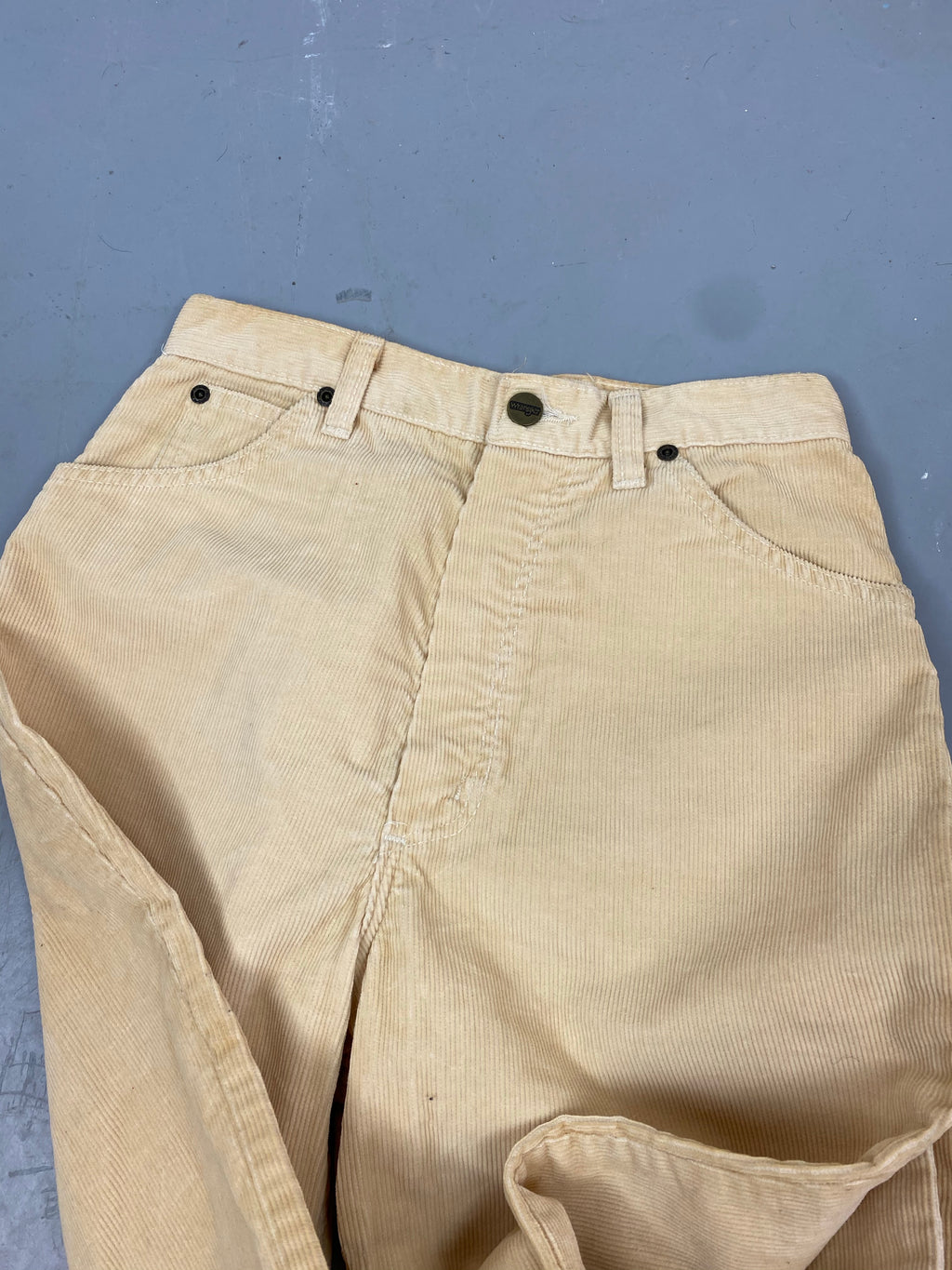 80s creme Wrangler Cord baggy pants
