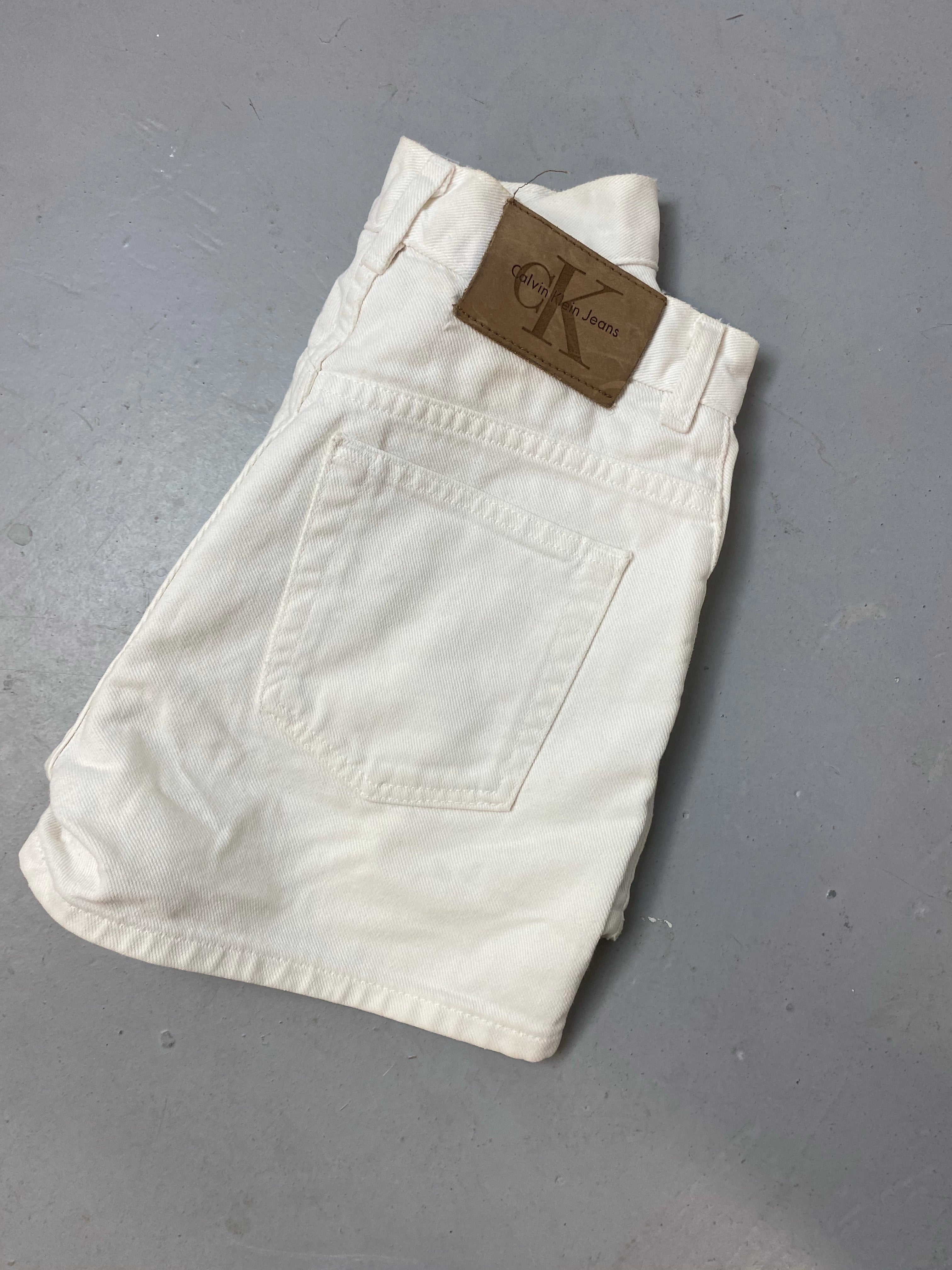 Vintage High Waisted Calvin Klein Denim Shorts - 26in