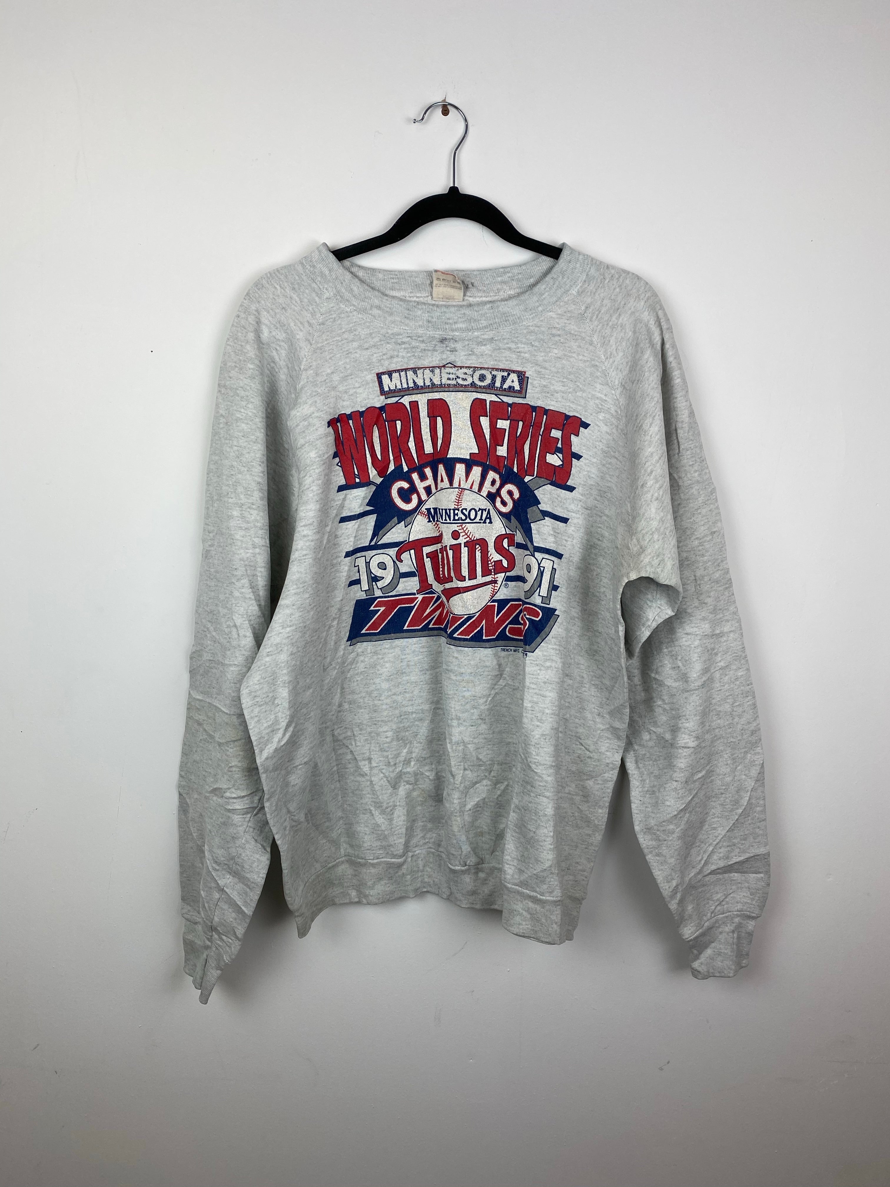 1991 Minnesota twins World Series crewneck