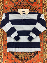 Load image into Gallery viewer, Striped Rugby Long-sleeve Polo - L