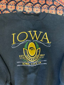 Vintage Iowa Embroidered Crewneck - S