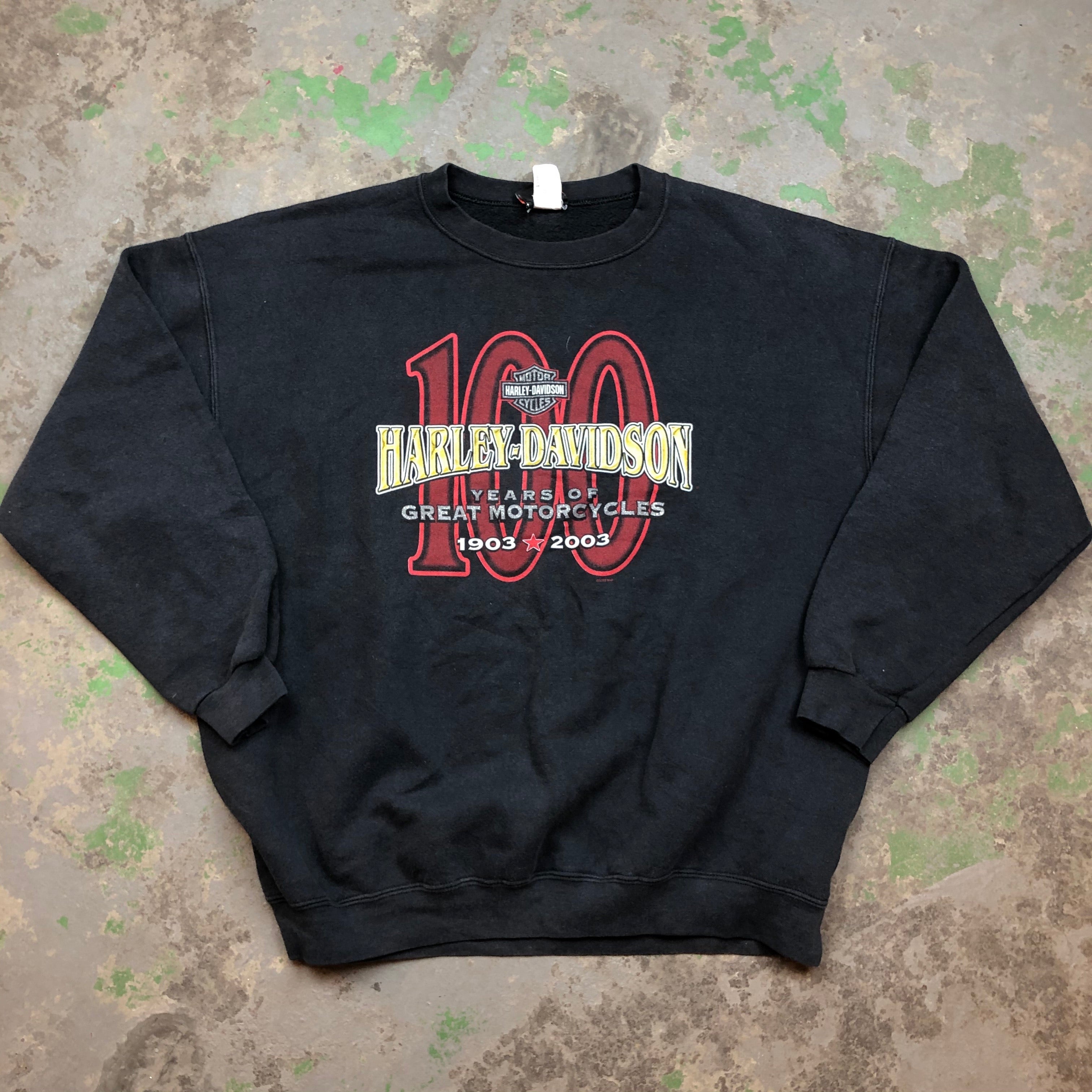 Front and back Harley Crewneck