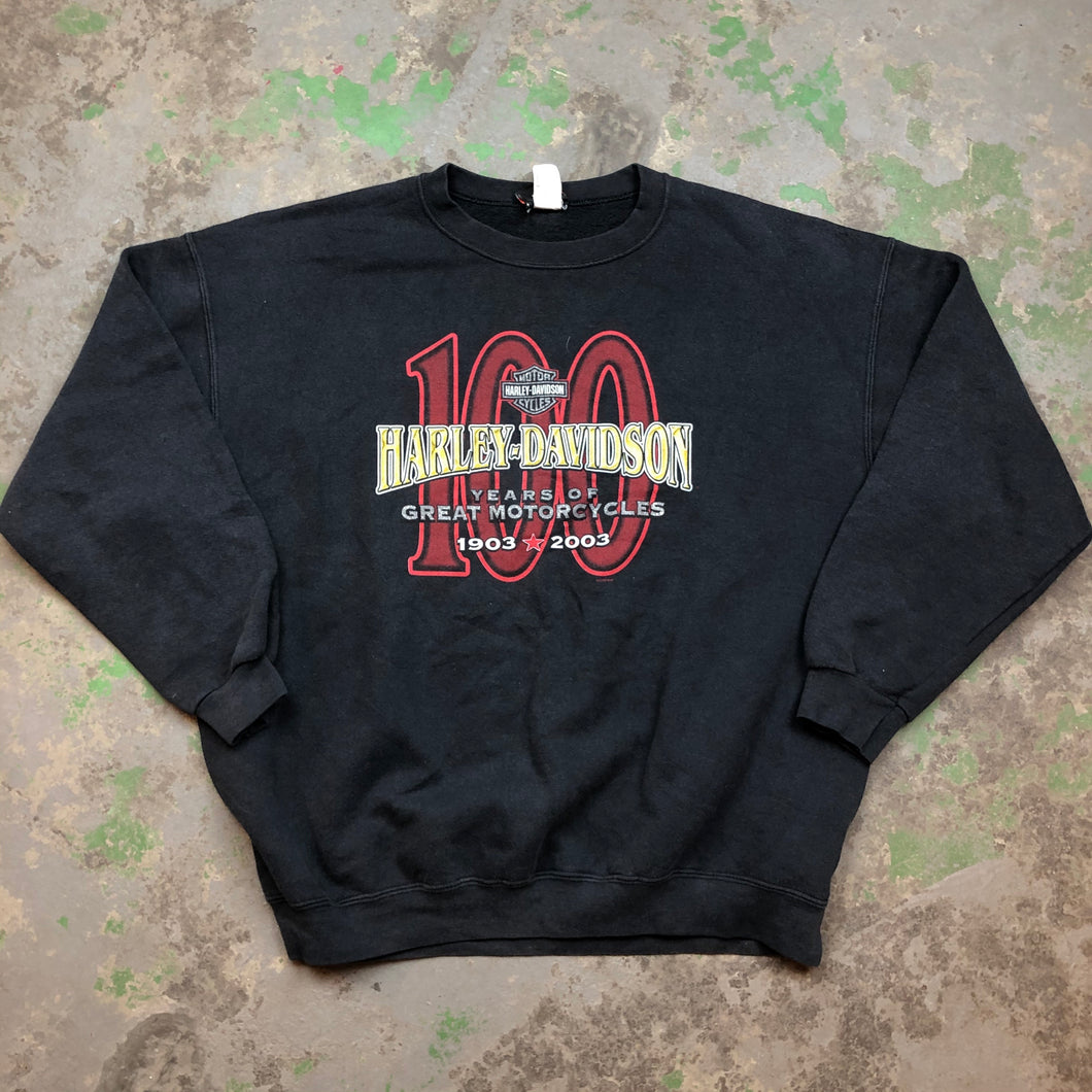 Front and back Harley Crewneck
