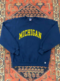 90s Michigan Russel Crewneck - L