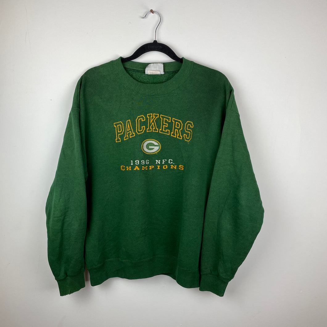 Embroidered packers crewneck