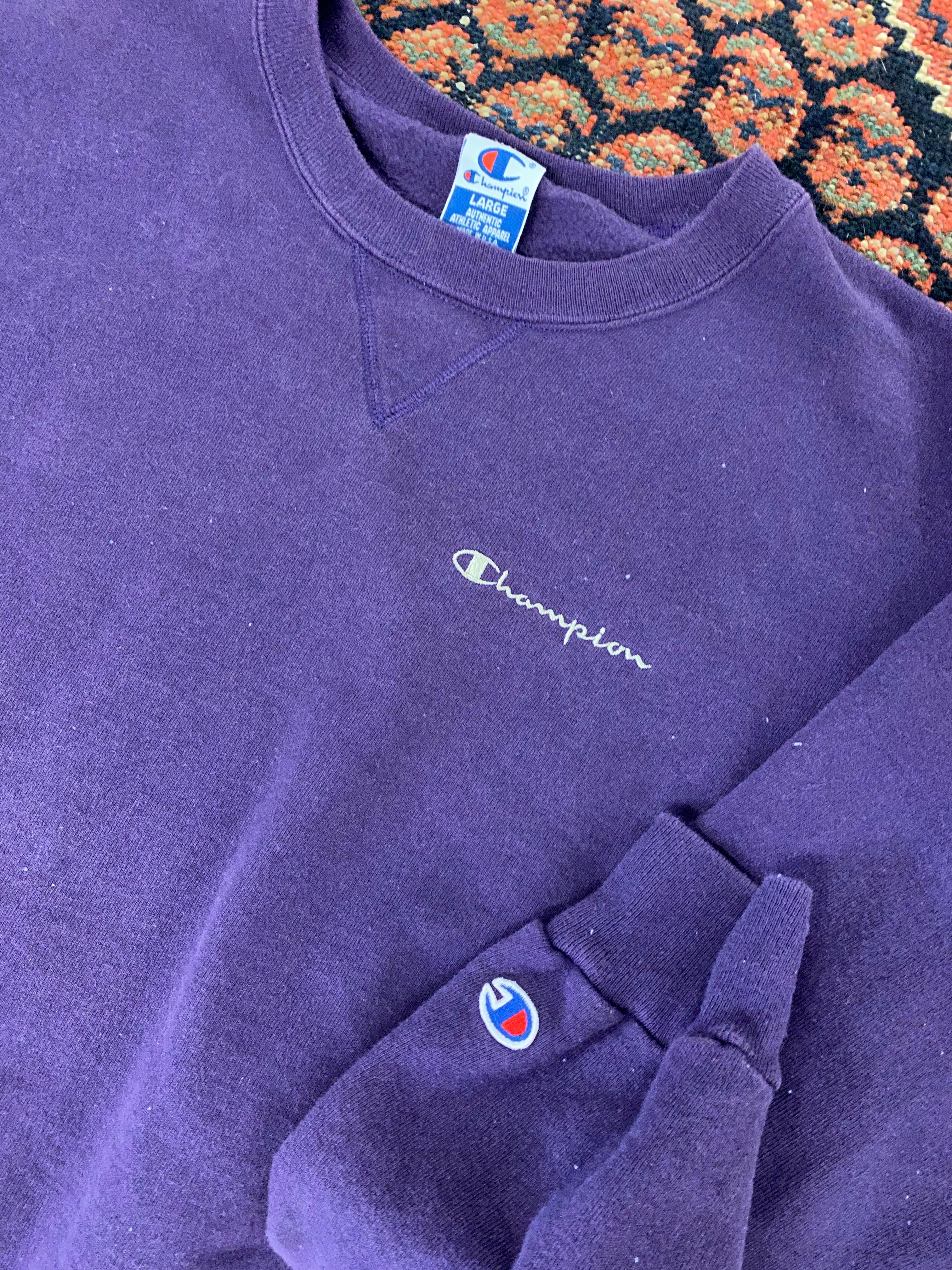Vintage Champion Script Crewneck - M/L