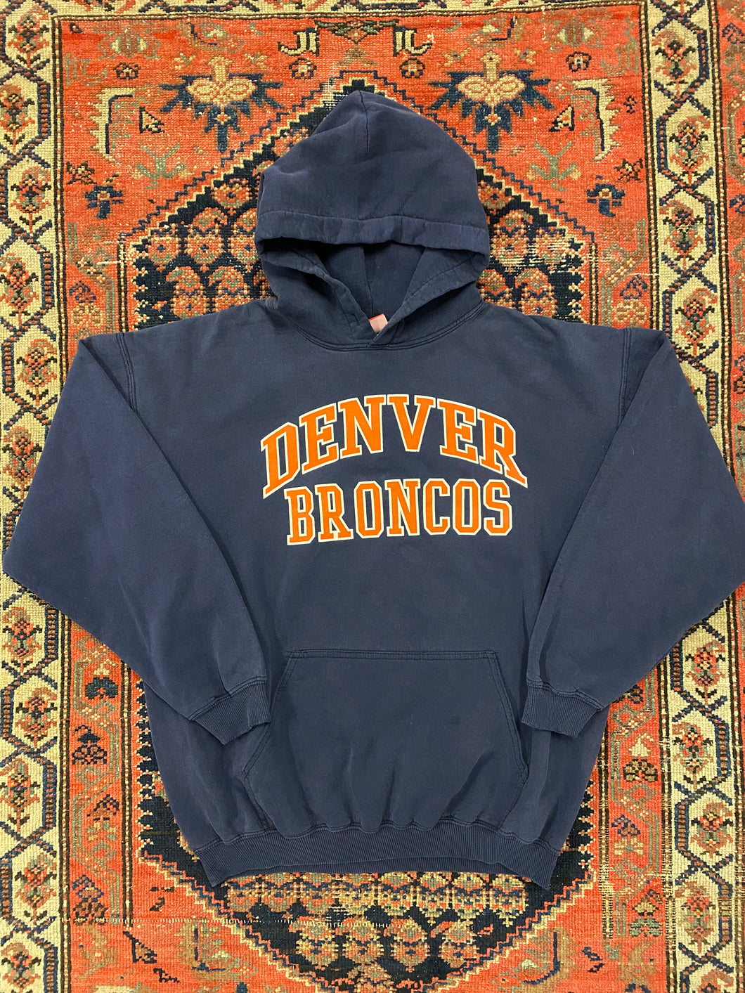 Vintage Denver Broncos Hoodie S M