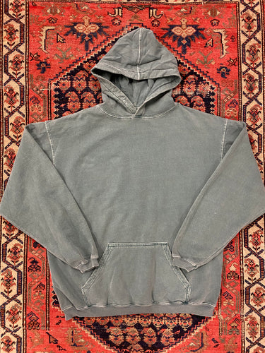 90s Stone Wash Hoodie - L