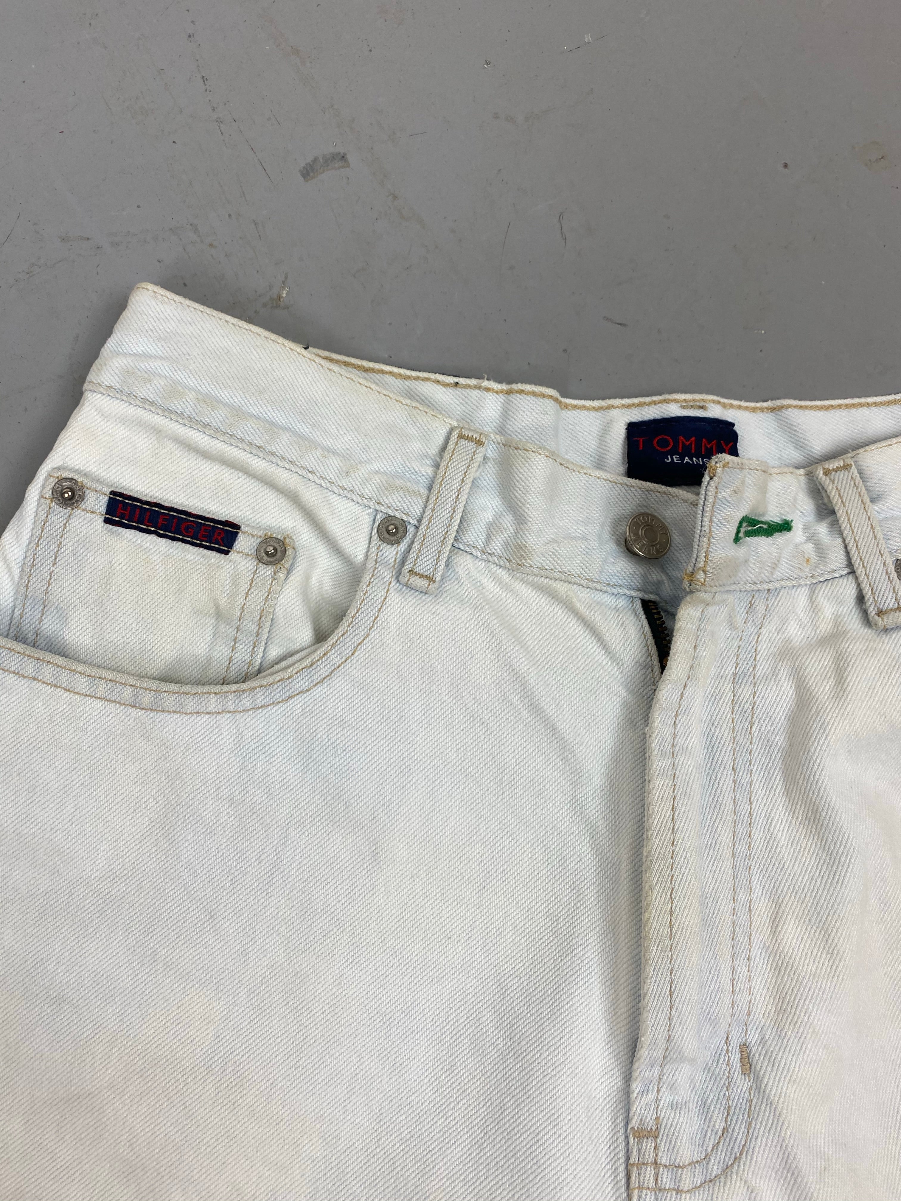 Vintage Tommy cut off carpenter shorts