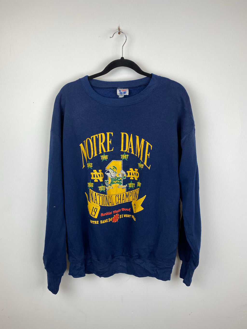 1988 Notre Dame crewneck