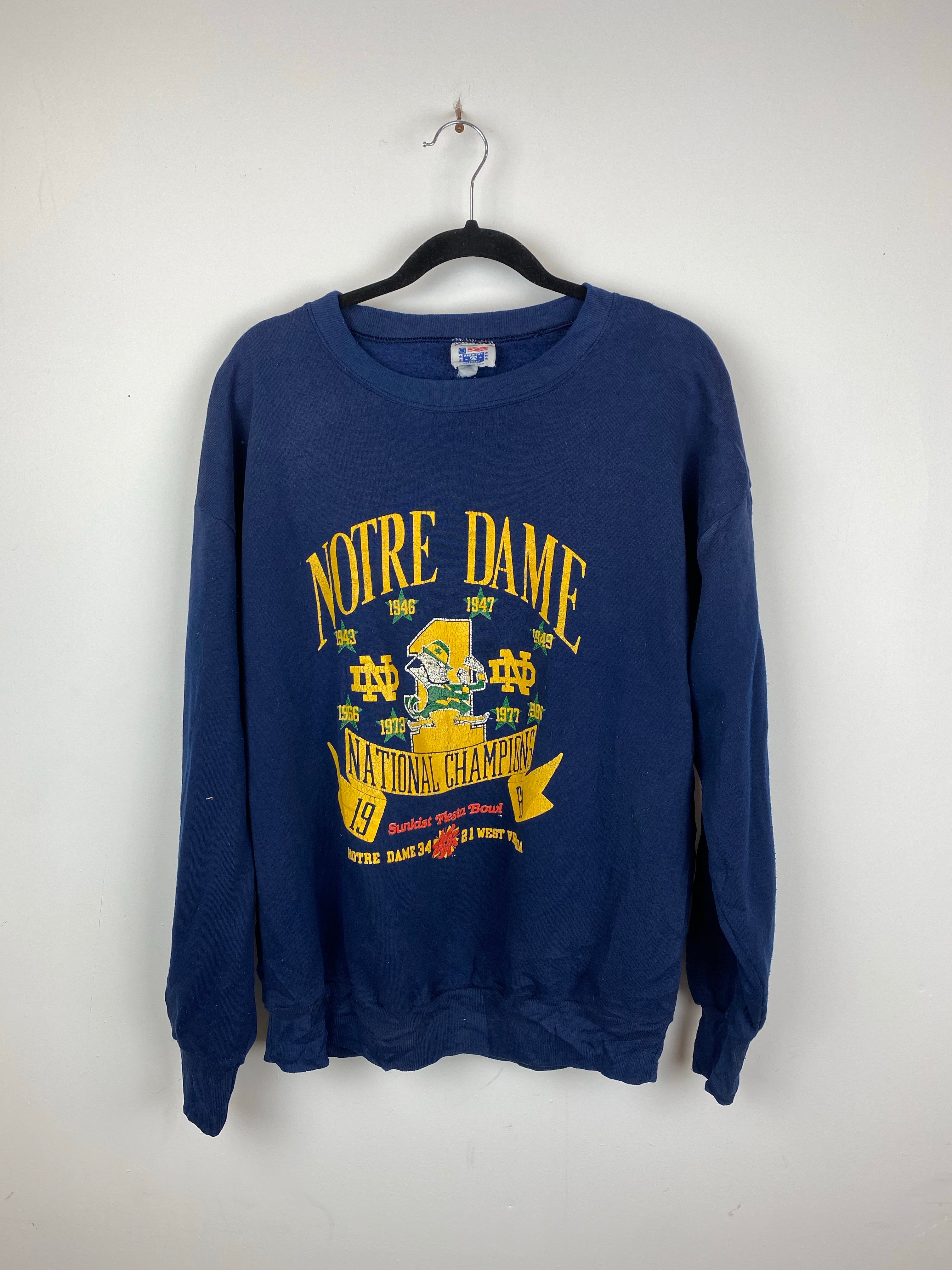 1988 Notre Dame crewneck