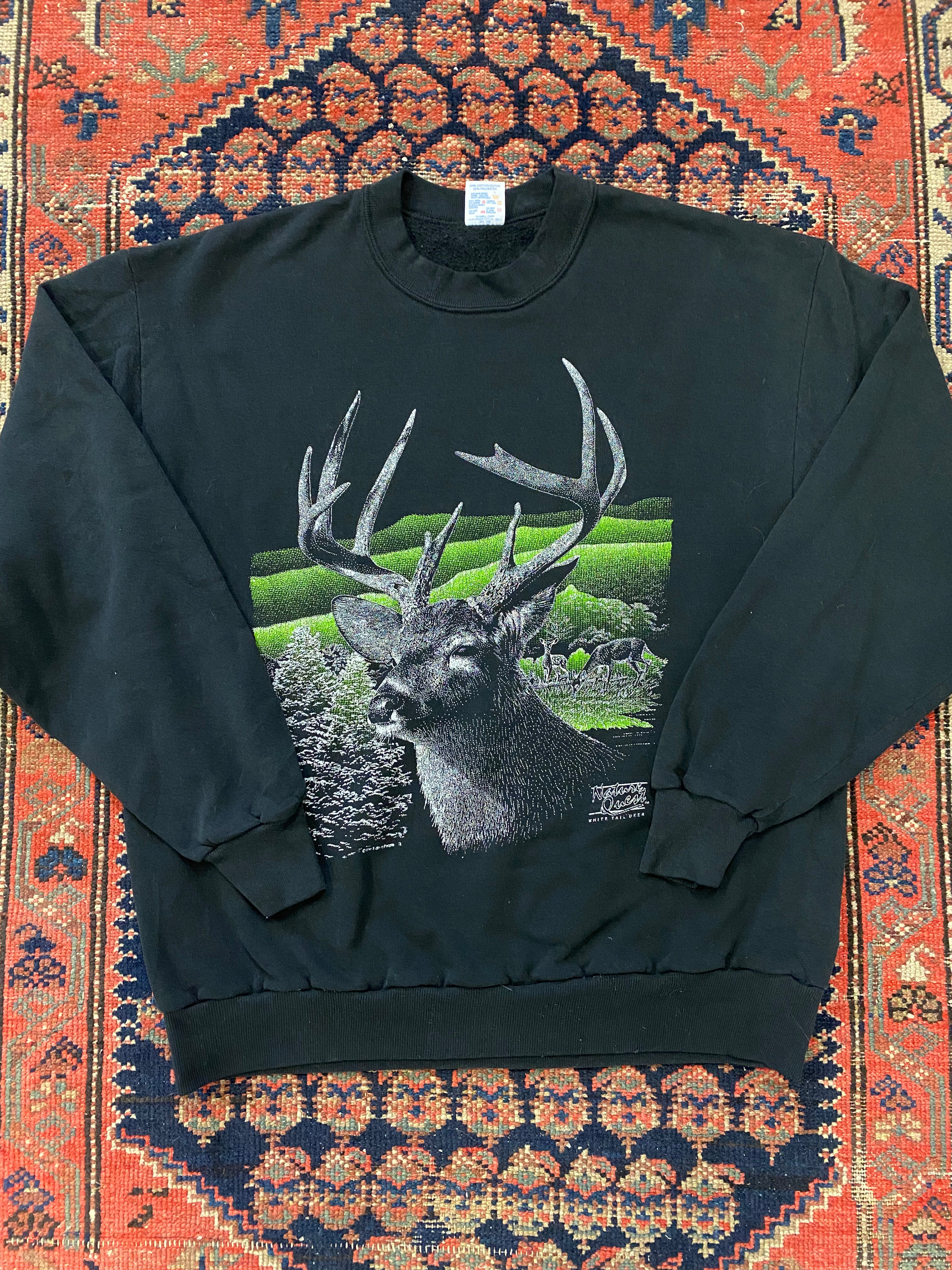 Vintage Deer Crewneck - L