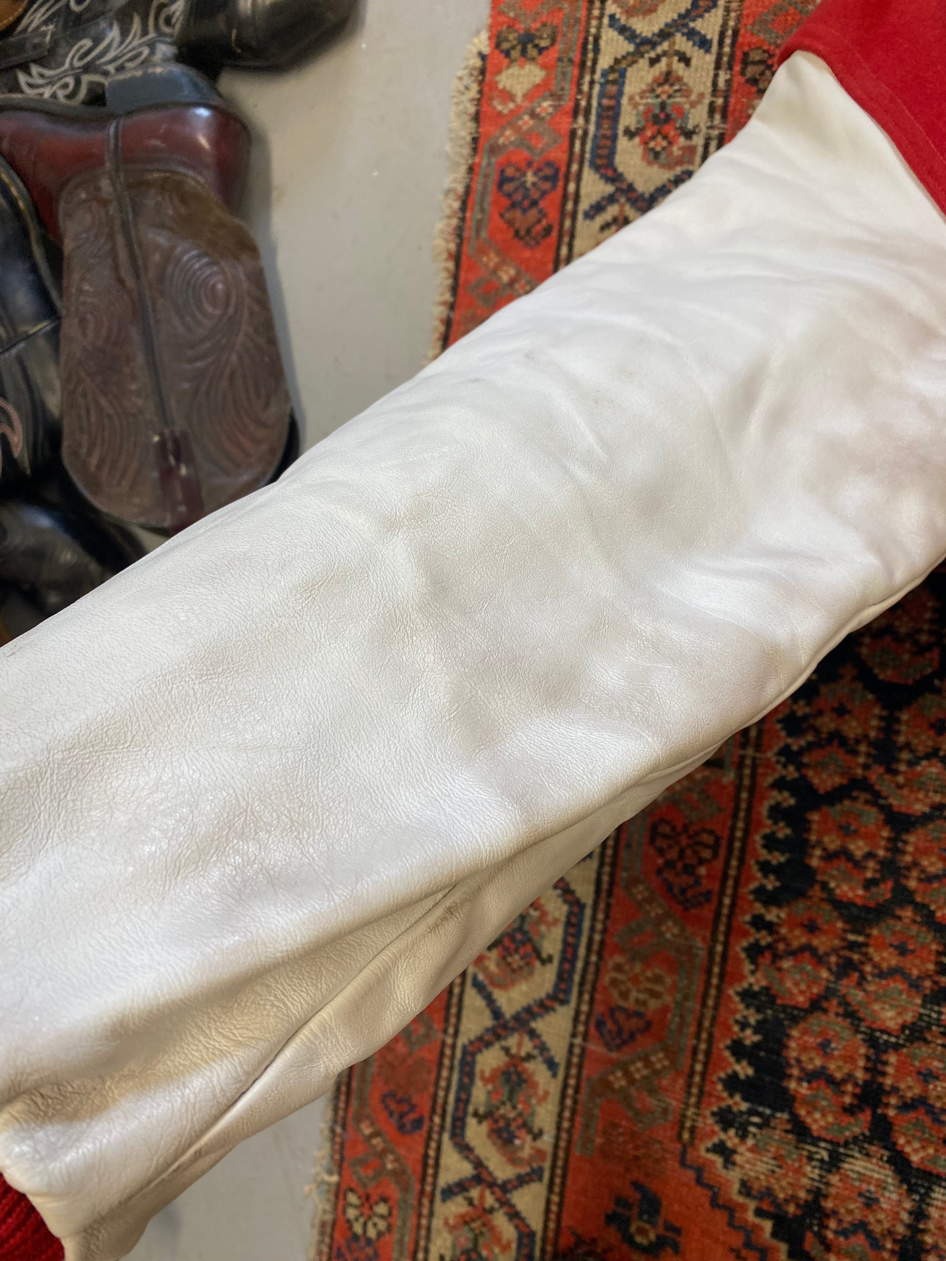 Vintage Front and back track varsity jacket - Medium