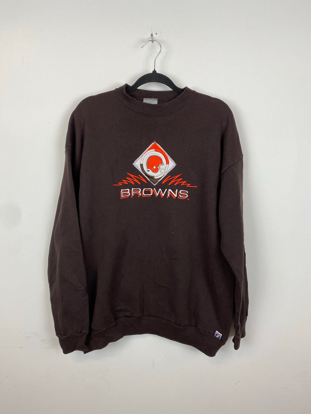 Vintage embroidered Cleveland Browns crewneck - L