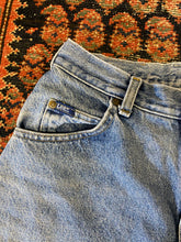 Load image into Gallery viewer, Vintage High Waisted Frayed Levis Denim Shorts - 28in