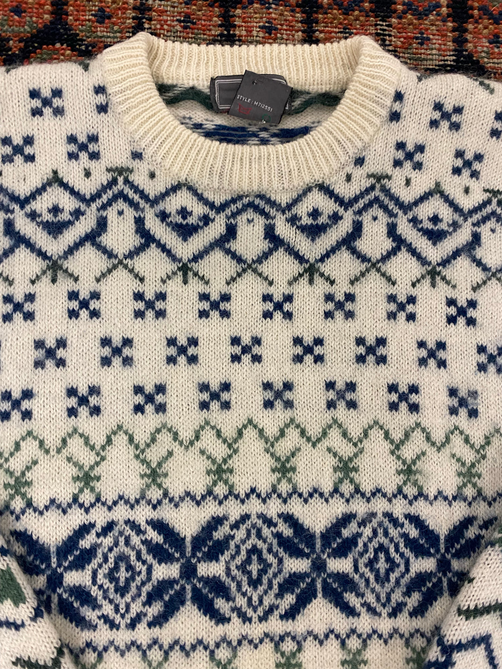 Vintage Knit Sweater - M