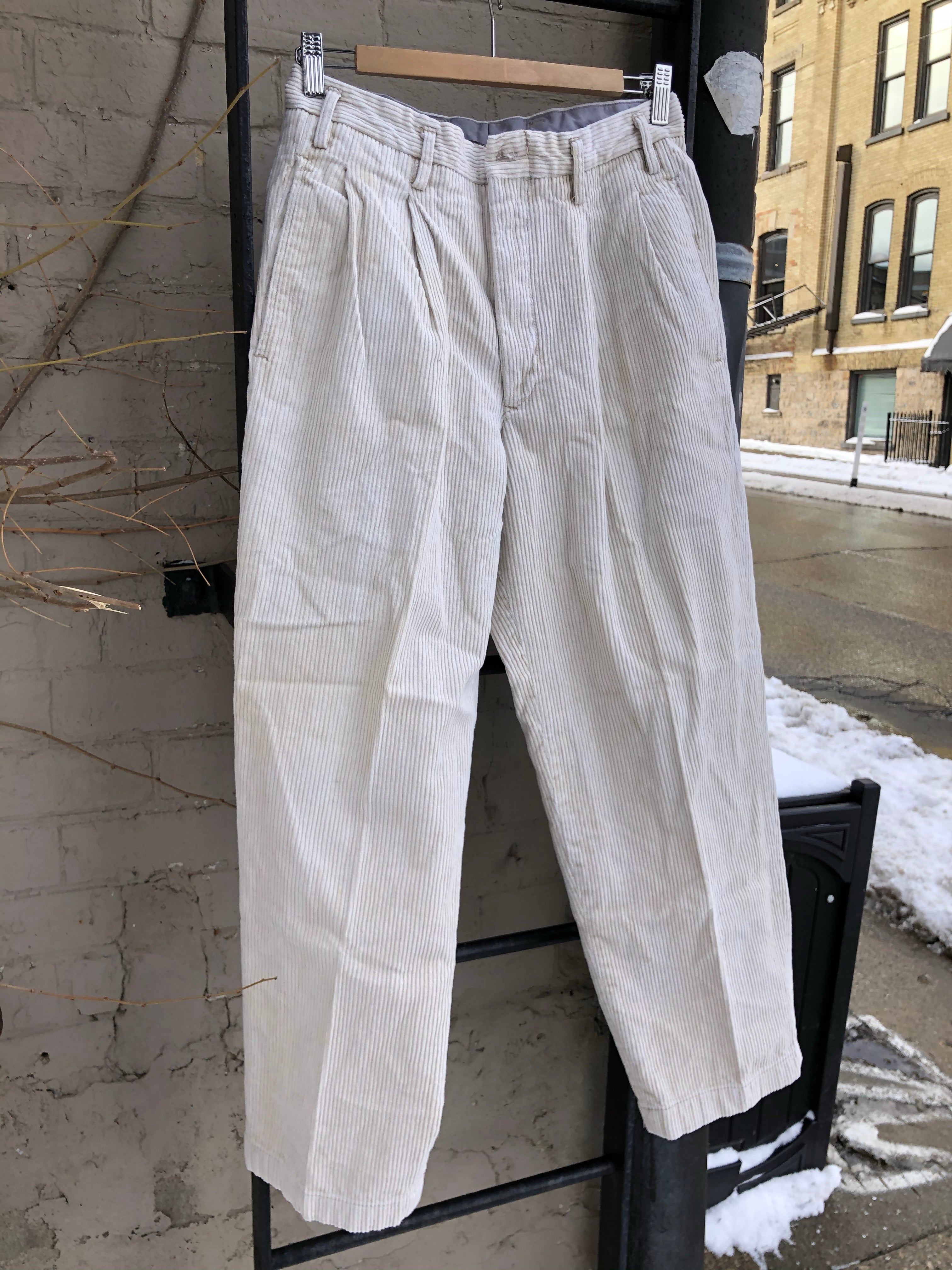 Off White Creme Pants