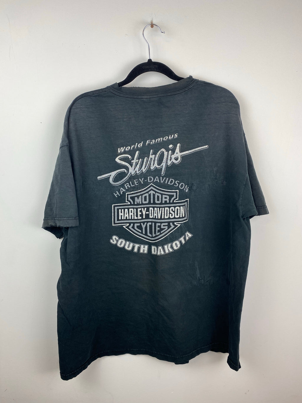 Faded front and back Harley Davidson t shirt
