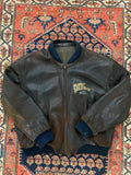 90s Reversible Planet Hollywood Leather Jacket - M