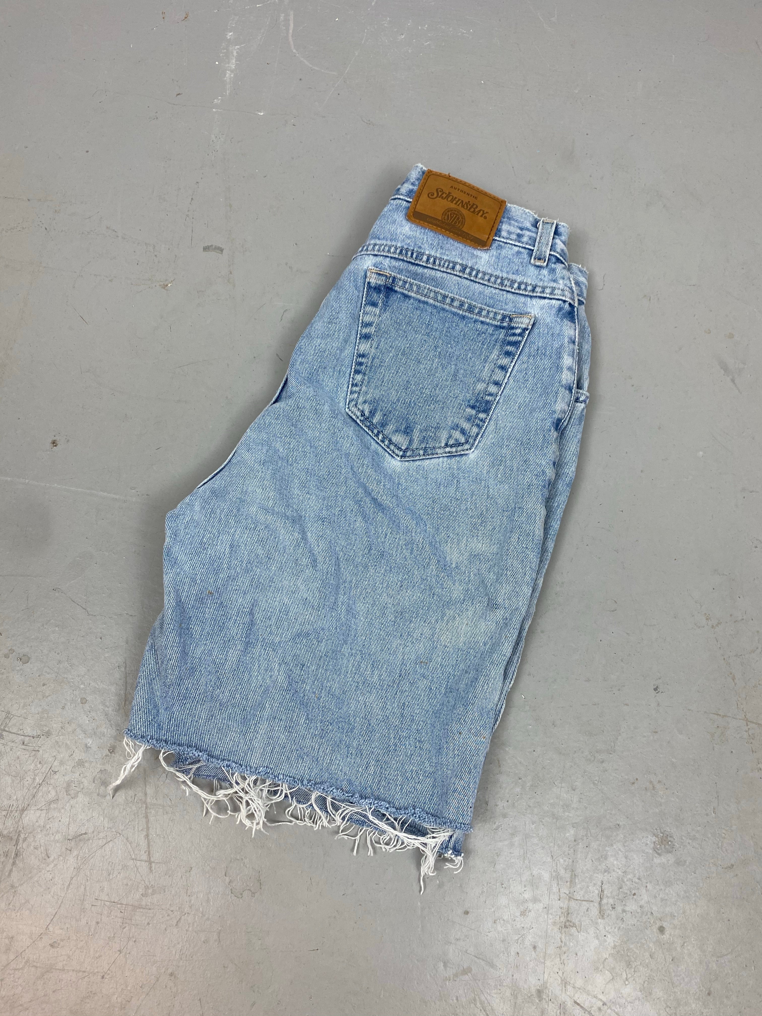 Vintage St John’s frayed high waisted shorts