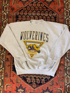 Vintage Michigan Wolverines Crewneck - L