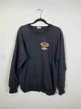 Load image into Gallery viewer, Faded 80s embroidered Harley Davidson crewneck
