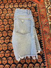 Load image into Gallery viewer, 90s High Waisted Guess Frayed Denim Shorts - 27in