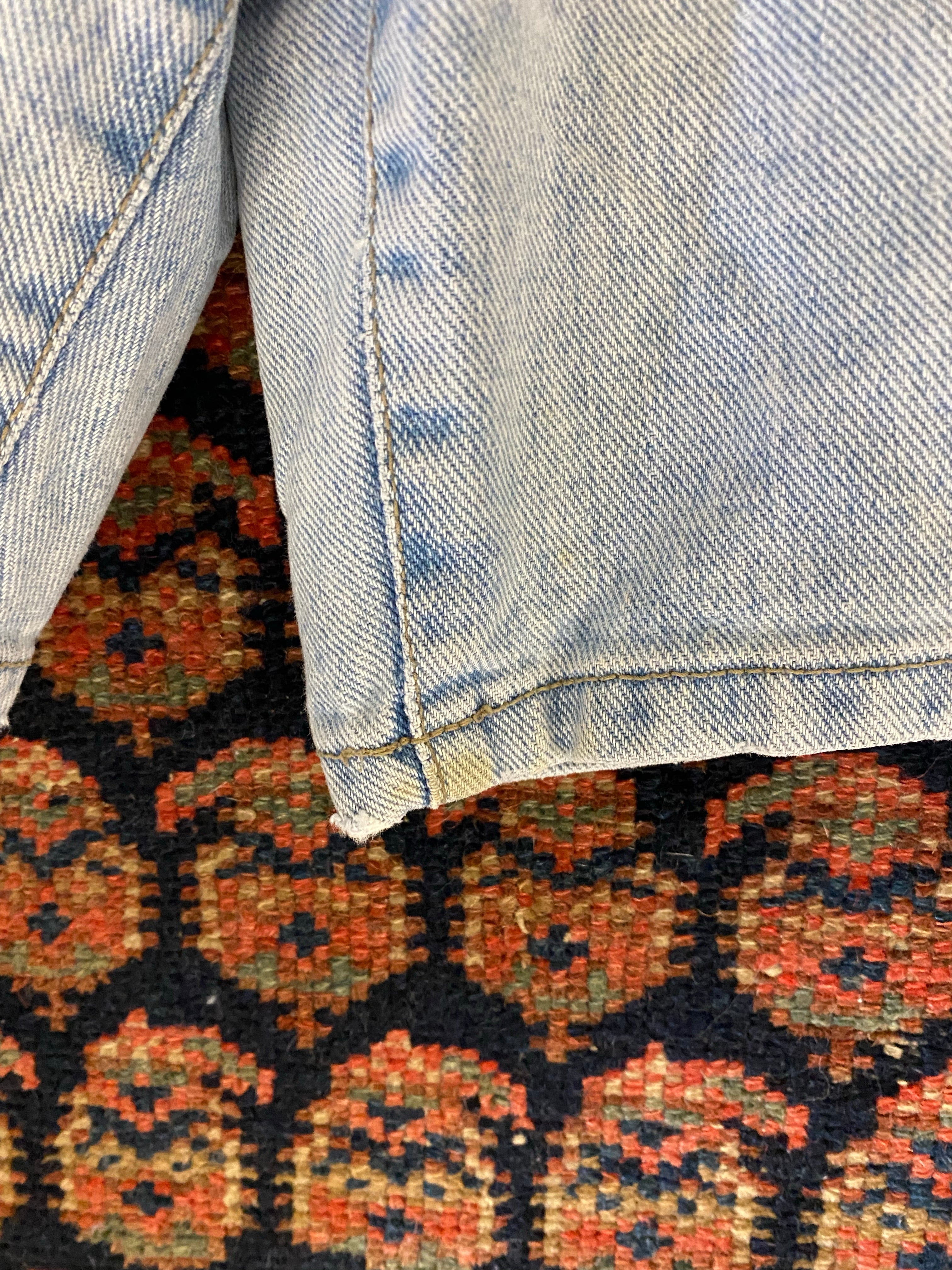 Vintage High Waisted Denim Shorts - 24in