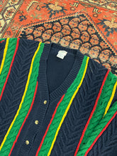 Load image into Gallery viewer, VINTAGE CABLE KNIT CARDIGAN - MEDIUM